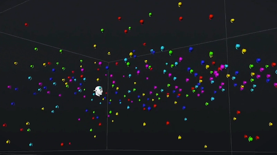 Immersive 3D Reverb with 256 objects in space