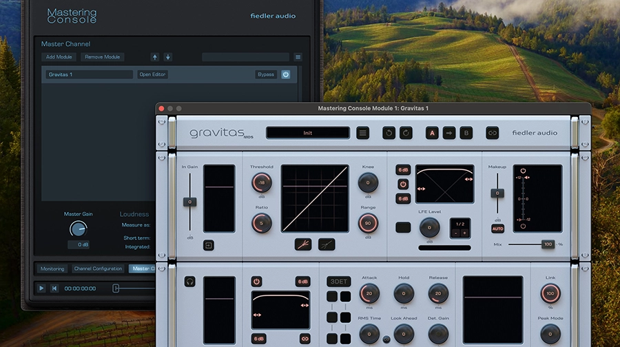 Dolby Atmos mastering with the Mastering Console and mastering compressor