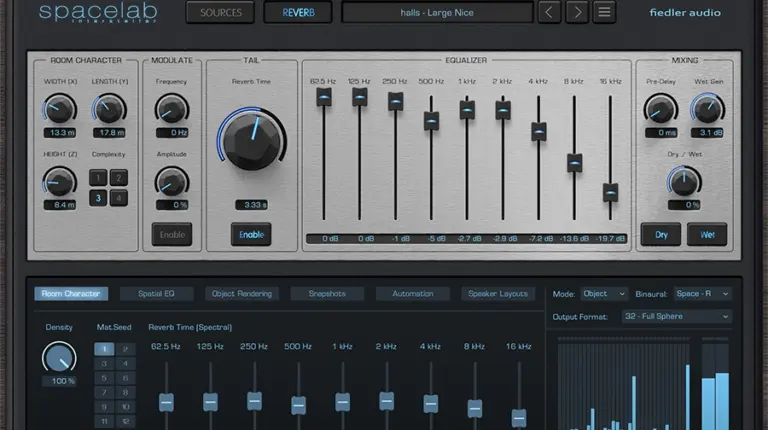 immersive 3D reverb Spacelab Interstellar